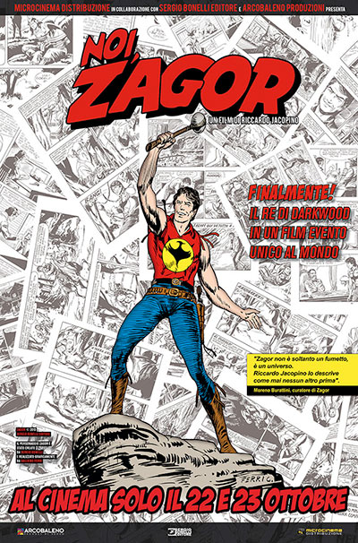 Locandina Locandina<br>disegni di Gallieno Ferri<br><i>(c) 2013 Arcobaleno Produzioni & Sergio Bonelli Editore</i>