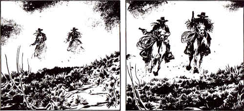 Gli angeli vendicatori<br>Tex 635, pag.21 - Disegni di Pasquale Frisenda<br><i>(c) 2013 Sergio Bonelli Editore</i>