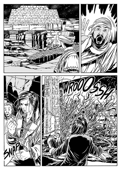 Lilith 11 - L'assalto dei Cardi<br>disegni di Luca Enoch<br><i>(c) 2013 Sergio Bonelli Editore</i>
