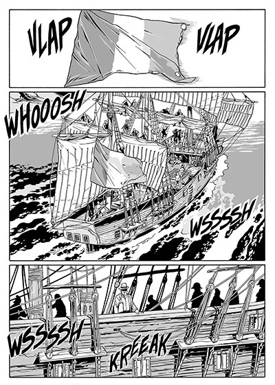 Lilith 11 - La partenza di Napoleone<br>disegni di Luca Enoch<br><i>(c) 2013 Sergio Bonelli Editore</i>