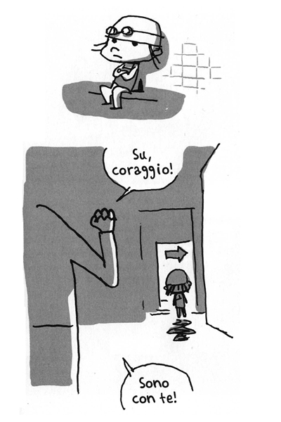 La rassicurazione (2) La rassicurazione (2)<br>Illustrazione di Guy Delisle<br><i>(c) 2013 Rizzoli Lizard</i>