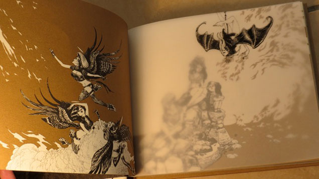 Il teatrino delle bambole morte - Particolare interno<br><i>(c) 2013 Davide Barzi, Giovanni Rigano & Dr.Ink Edizioni</i>