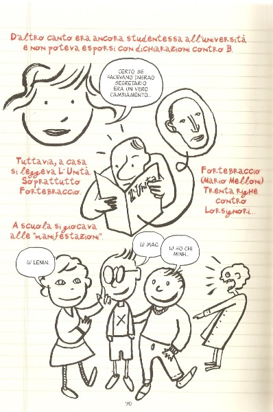 L'infanzia impegnata di Stamboulis L'infanzia impegnata di Stamboulis<br>Tavola di G.Costantini; Arrivederci, Berlinguer; p.90<br><i>(c) 2013 Creative Commons</i>
