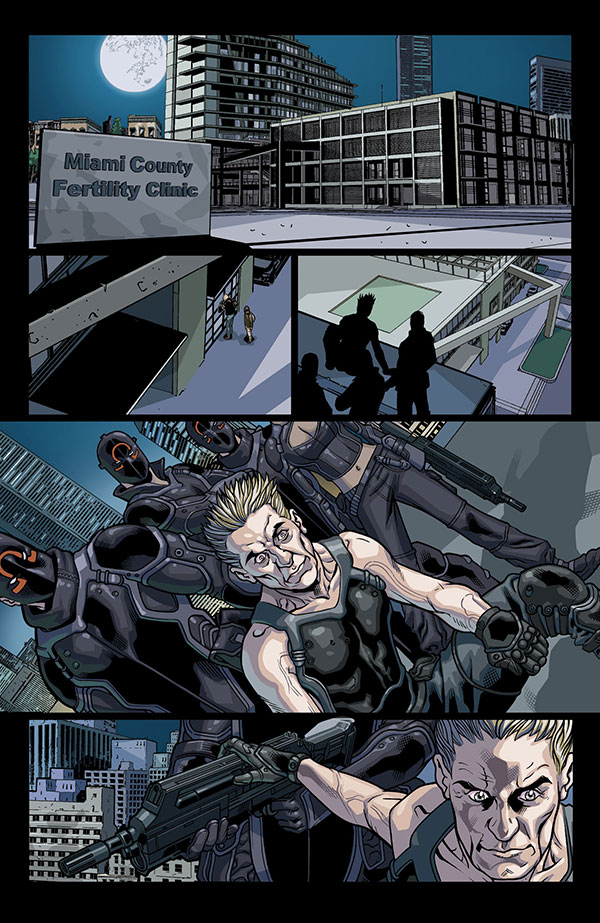 Tavola tratta da Ultimate Comics Wolverine: Eredità Tavola tratta da Ultimate Comics Wolverine: Eredità<br>disegni di David Messina, chine di Gary Erskine, colori di Javier Tartaglia<br><i>(c) TM & © 2013 MARVEL Edizione italiana: Panini S.p.A.</i>