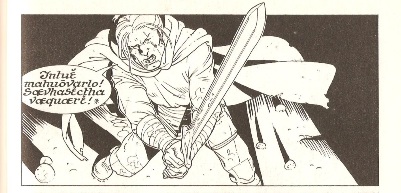 Ecco Ian Aranill: Dragonero Ecco Ian Aranill: Dragonero<br>Vignetta di G.Matteoni, pag.257<br><i>(c) 2007 Sergio Bonelli editore</i>