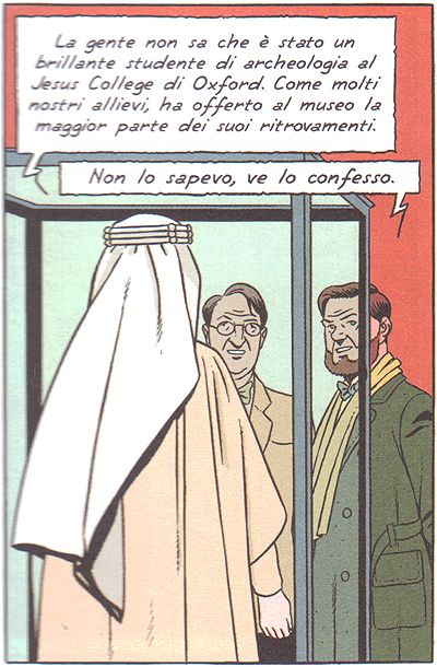 Lawrence d'Arabia a Oxford Lawrence d'Arabia a Oxford<br>vignetta di André Juillard<br><i>(c) 2012 Alessandro Editore</i>