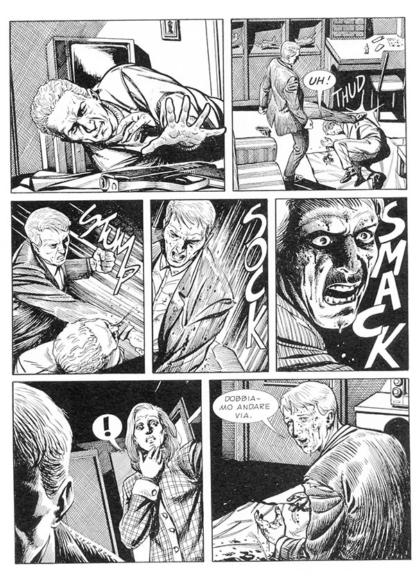 Tavola tratta dal numero 16<br>disegni di Matteo Mosca<br><i>(c) 2014 Sergio Bonelli Editore</i>