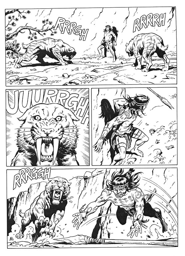 Tavola tratta dal Maxi numero 22<br>disegni di Esposito Bros<br><i>(c) 2014 Sergio Bonelli Editore</i>