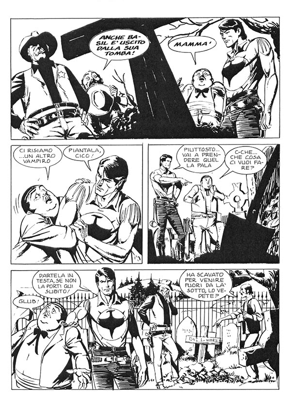 Tavola tratta dallo Speciale numero 26<br>disegni di Emanuele Barison<br><i>(c) 2014 Sergio Bonelli Editore</i>