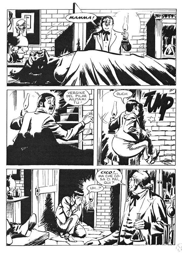 Tavola tratta dallo Speciale numero 26<br>disegni di Emanuele Barison<br><i>(c) 2014 Sergio Bonelli Editore</i>