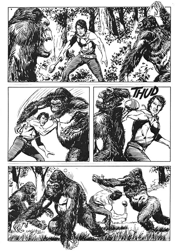 Tavola tratta dagli albi numero 590/592<br>disengi di Joe Vito Nuccio<br><i>(c) 2014 Sergio Bonelli Editore</i>