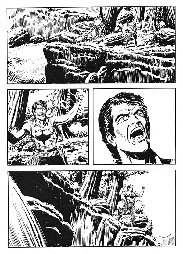 Tavola tratta dall'albo numero 593<br>disegni di Marco Verni<br><i>(c) 2014 Sergio Bonelli Editore</i>