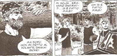 Mauro Corona e Luca<br>Vignetta di M.Pugliese, pag.49<br><i>(c) 2012 Ipermedium comunicazioni e servizi</i>