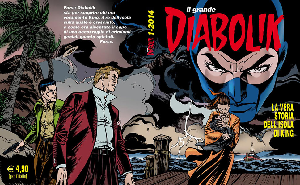 Cover Diabolik il Grande I-2014<br>disegni di Giuseppe Palumbo<br><i>(c) 2014 Astorina</i>