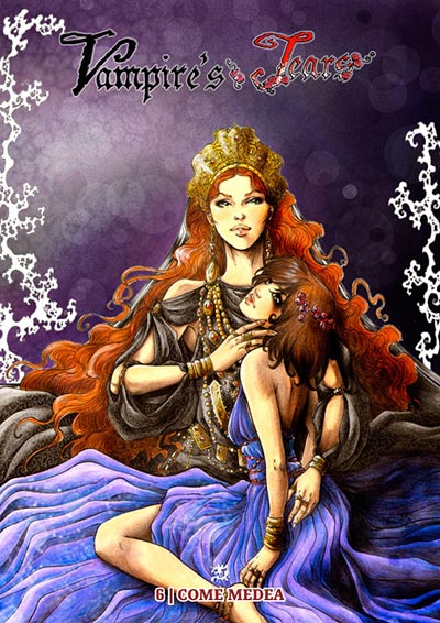Vampire's Tears cartonato numero 6<br>disegni e colori di Michela Cacciatore<br><i>(c) 2014 Salvatore Taormina</i>