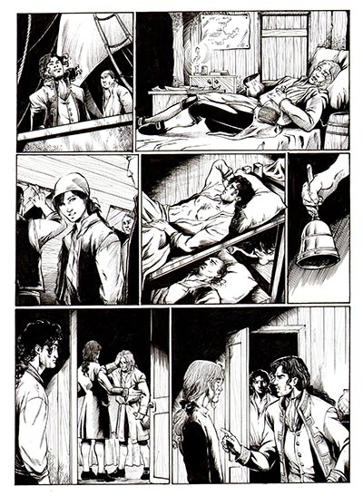 Cronaca Comics numero 12 - David l'Errante<br>disegni di Michela Cacciatore<br><i>(c) 2014 Salvatore Taormina</i>