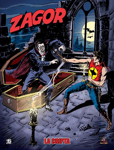 Albetto Zagor - La Cripta<br>disegni di Gallieno Ferri, colori di MadCow<br><i>(c) 2014 Sergio Bonelli Editore & Salvatore Taormina</i>