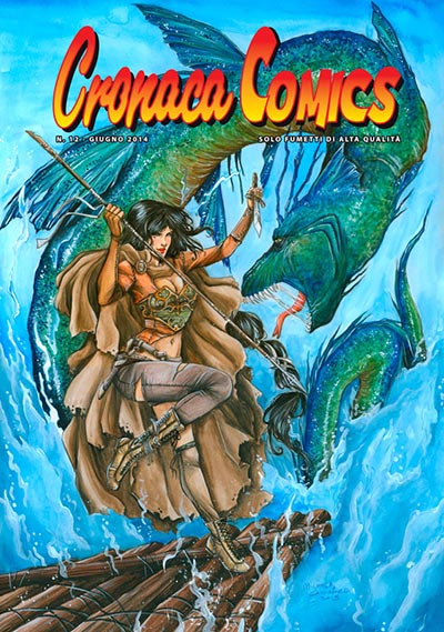 Cronaca Comics numero 12<br>disegni e colori di Michela Cacciatore<br><i>(c) 2014 Salvatore Taormina</i>