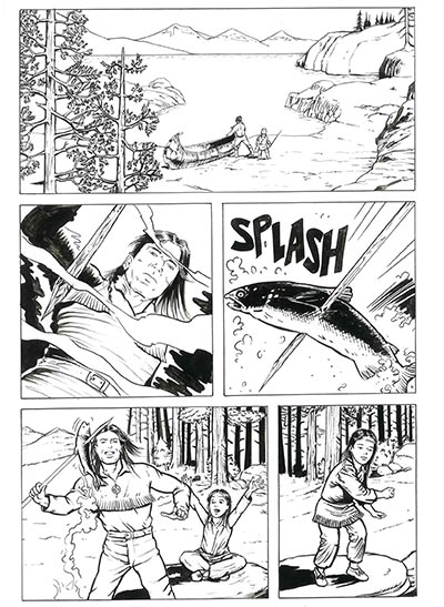 Cronaca Comics numero 12 - Than Dai<br>disegni di Adriano Imperiale<br><i>(c) 2014 Salvatore Taormina</i>