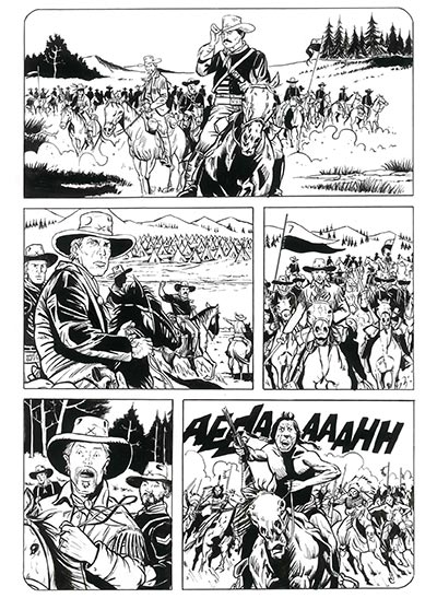 Cronaca Comics numero 12 - Than Dai<br>disegni di Adriano Imperiale<br><i>(c) 2014 Salvatore Taormina</i>