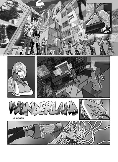 Cronaca Comics numero 12 - Le Neurofiabe<br>disegni di Francesca Vivaldi<br><i>(c) 2014 Salvatore Taormina</i>