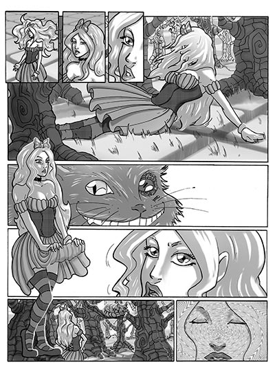 Cronaca Comics numero 12 - Le Neurofiabe<br>disegni di Francesca Vivaldi<br><i>(c) 2014 Salvatore Taormina</i>