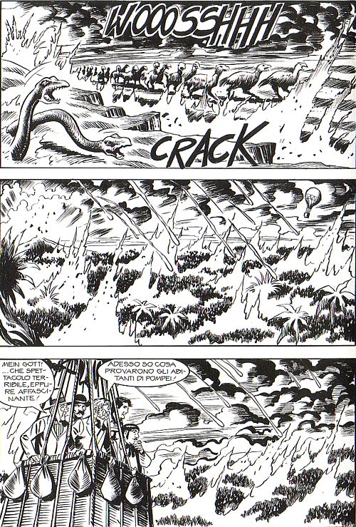 La fine della "Terra-da-cui-non-si-torna" La fine della "Terra-da-cui-non-si-torna"<br>disegni di Gianni Sedioli, Maxi Zagor n.21, pag.284<br><i>(c) 2014 Sergio Bonelli Editore</i>