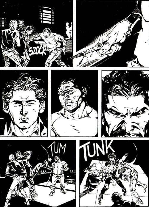 Meglio non provocare un ridestato<br>Lukas 1 pag.22 - Tavola di Michele Benevento<br><i>(c) 2014 Sergio Bonelli Editore</i>