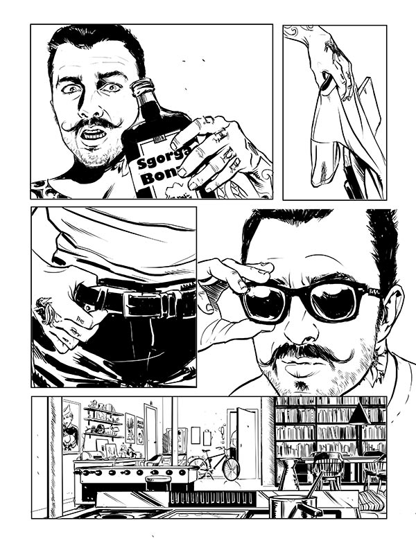 Chef Rubio: Food Fighter - Tavola 16<br>disegni di Enza Fontana<br><i>(c) 2014 Edizioni Star Comics</i>