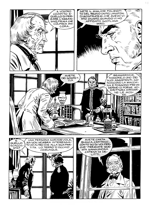 Tavola tratta dal numero 19<br>disegni di Alessia Fattore e Maurizio Di Vincenzo<br><i>(c) 2014 Sergio Bonelli Editore</i>