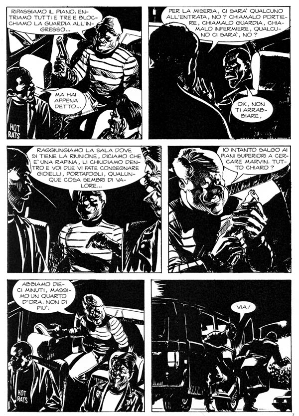 Tavola tratta dal numero 20<br>disegni di Daniele Caluri<br><i>(c) 2014 Sergio Bonelli Editore</i>
