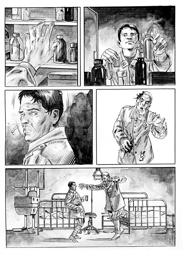 Tavola tratta dal numero 21<br>disegni di Sergio Gerasi<br><i>(c) 2014 Sergio Bonelli Editore</i>