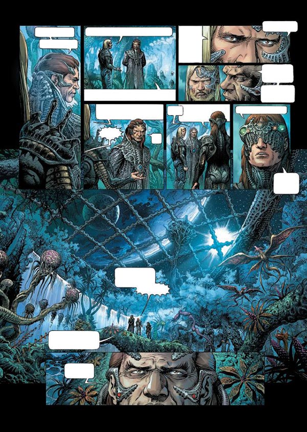Tavola tratta da Tenebre volume 1 Tavola tratta da Tenebre volume 1<br>disegni e colori di Giuseppe Ricciardi<br><i>(c) 2014 Mondadori Comics</i>