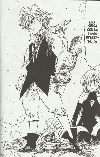 Meliodas e Elisabeth Meliodas e Elisabeth<br>Momenti eroici<br><i>(c) 2014 Star Comics</i>