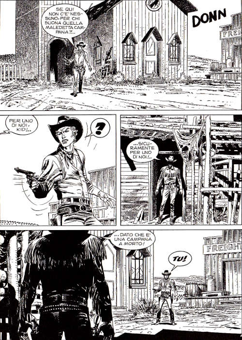 Il sogno del Kid Il sogno del Kid<br>Tex 640, pag.110 - Disegni di Alfonso Font<br><i>(c) 2014 Sergio Bonelli Editore</i>