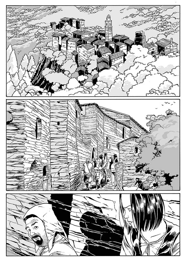 Lilith 12 - Triora<br>disegni di Luca Enoch<br><i>(c) 2014 Sergio Bonelli Editore</i>