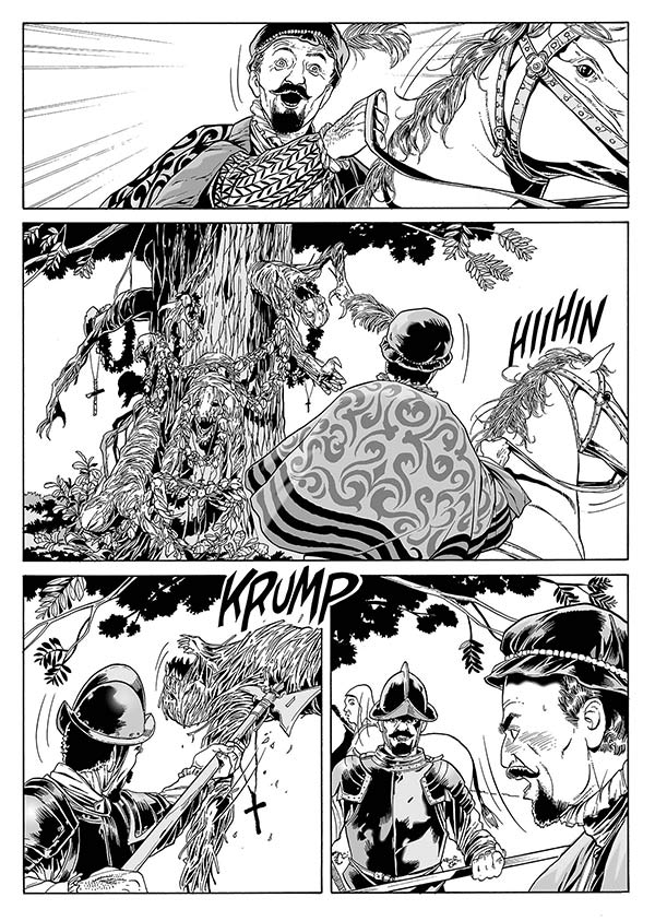 Lilith 12 - Il Podestà e i Cardi<br>disegni di Luca Enoch<br><i>(c) 2014 Sergio Bonelli Editore</i>