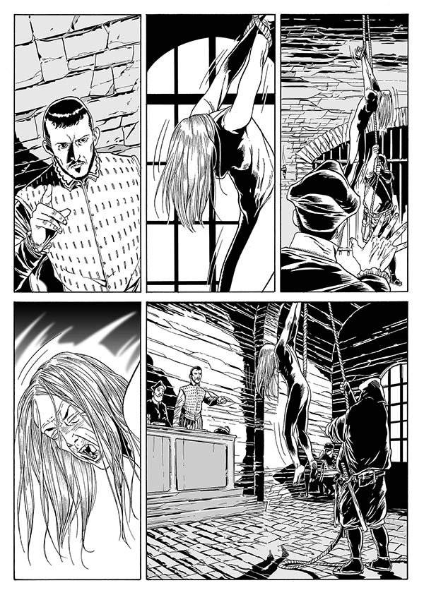 Lilith 12 - Strega alla fune<br>disegni di Luca Enoch<br><i>(c) 2014 Sergio Bonelli Editore</i>