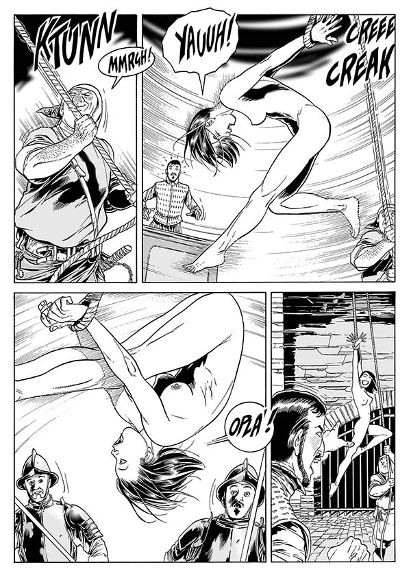 Lilith 12 - L'interrogatorio di Lilith Lilith 12 - L'interrogatorio di Lilith<br>disegni di Luca Enoch<br><i>(c) 2014 Sergio Bonelli Editore</i>