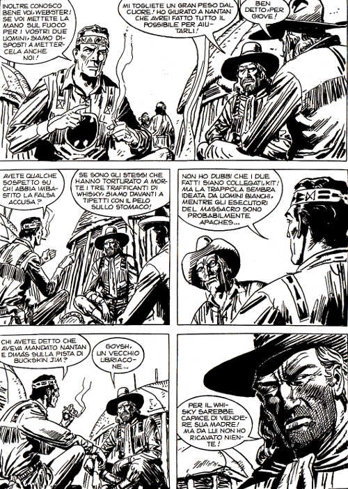 Il senso della giustizia Il senso della giustizia<br>Tex 643, pag.21 - Tavola di José Ortiz<br><i>(c) 2014 Sergio Bonelli Editore</i>