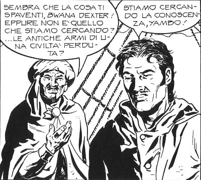 Avere le idee chiare<br>disegni di Raffaele Della Monica, Zagor n.586, pag.16<br><i>(c) 2014 Sergio Bonelli Editore</i>