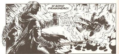 Una presentazione efficace Una presentazione efficace<br>Vignetta di F.Rizzato, Dragonero n.7, pag.90<br><i>(c) 2013 Sergio Bonelli editore</i>