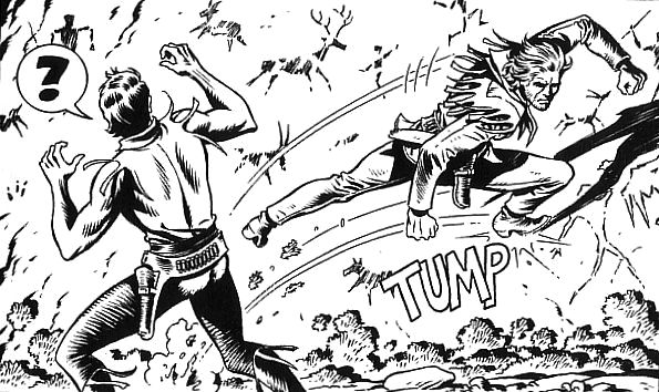 L'acrobatico Shane L'acrobatico Shane<br>disegni degli Esposito Bros, Maxi Zagor n.22, pag.239<br><i>(c) 2014 Sergio Bonelli Editore</i>