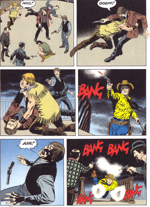 Il dinamismo di Civitelli<br>Color Tex 5, pag.149 - Tavola di Fabio Civitelli<br><i>(c) 2014 Sergio Bonelli Editore</i>