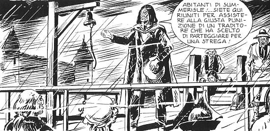 Lord Jethro e il suo "gregge" Lord Jethro e il suo "gregge"<br>disegni di Gallieno Ferri, Zagor n.589, pag.68<br><i>(c) 2014 Sergio Bonelli Editore</i>