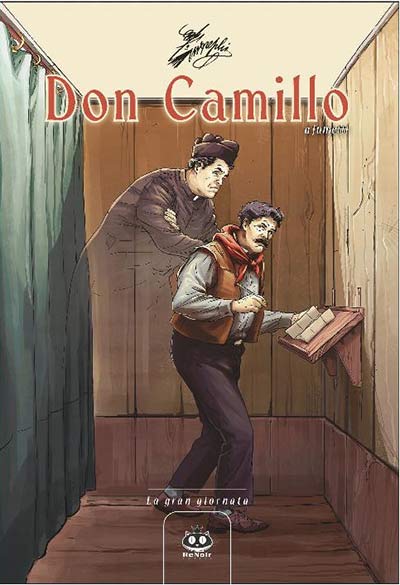 Don Camillo Volume 8 - Cover<br>disegni di Ennio Bufi, colori di Lorenzo Lanfranconi<br><i>(c) 2014 ReNoir</i>