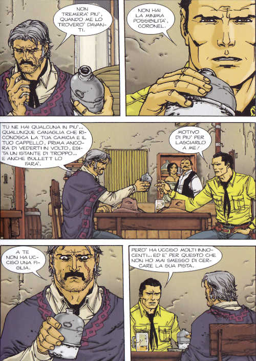 Tex e Coronel: i due volti della vendetta Tex e Coronel: i due volti della vendetta<br>Color Tex 6, pag.53 - Tavola di Giuseppe Camuncoli<br><i>(c) 2014 Sergio Bonelli Editore</i>