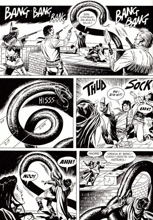 Un finale degno della EsseGesse Un finale degno della EsseGesse<br>Tex 651, pag.42 - Tavola di Alessandro Piccinelli<br><i>(c) 2015 Sergio Bonelli Editore</i>