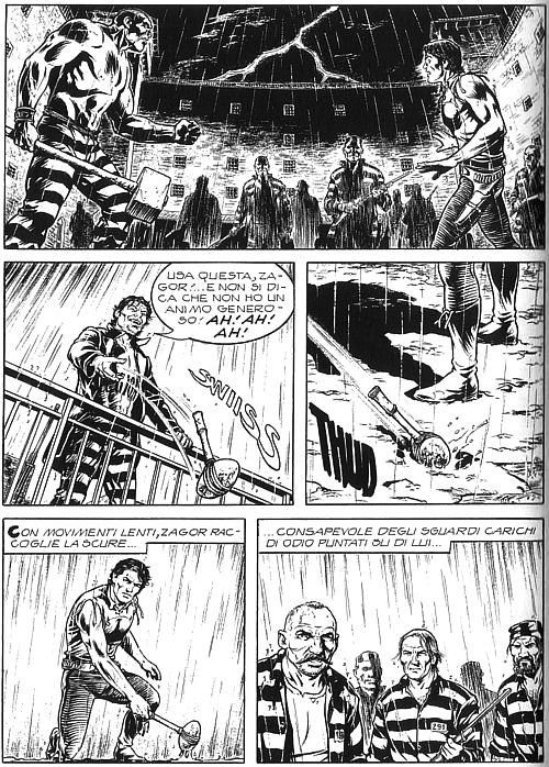 Tra modernità e tradizione<br>disegni di Paolo Bisi, Zagor n.595, pag.62<br><i>(c) 2015 Sergio Bonelli Editore</i>