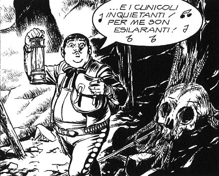 Cico in azione<br>disegni di Paolo Bisi, Zagor n.594, pag.68<br><i>(c) 2015 Sergio Bonelli Editore</i>